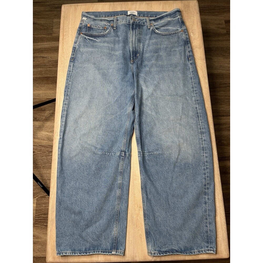 Citizens of Humanity Miro Relaxed Barrel Leg Jeans in Pacfica Medium Wash 32 - Picture 3 of 11